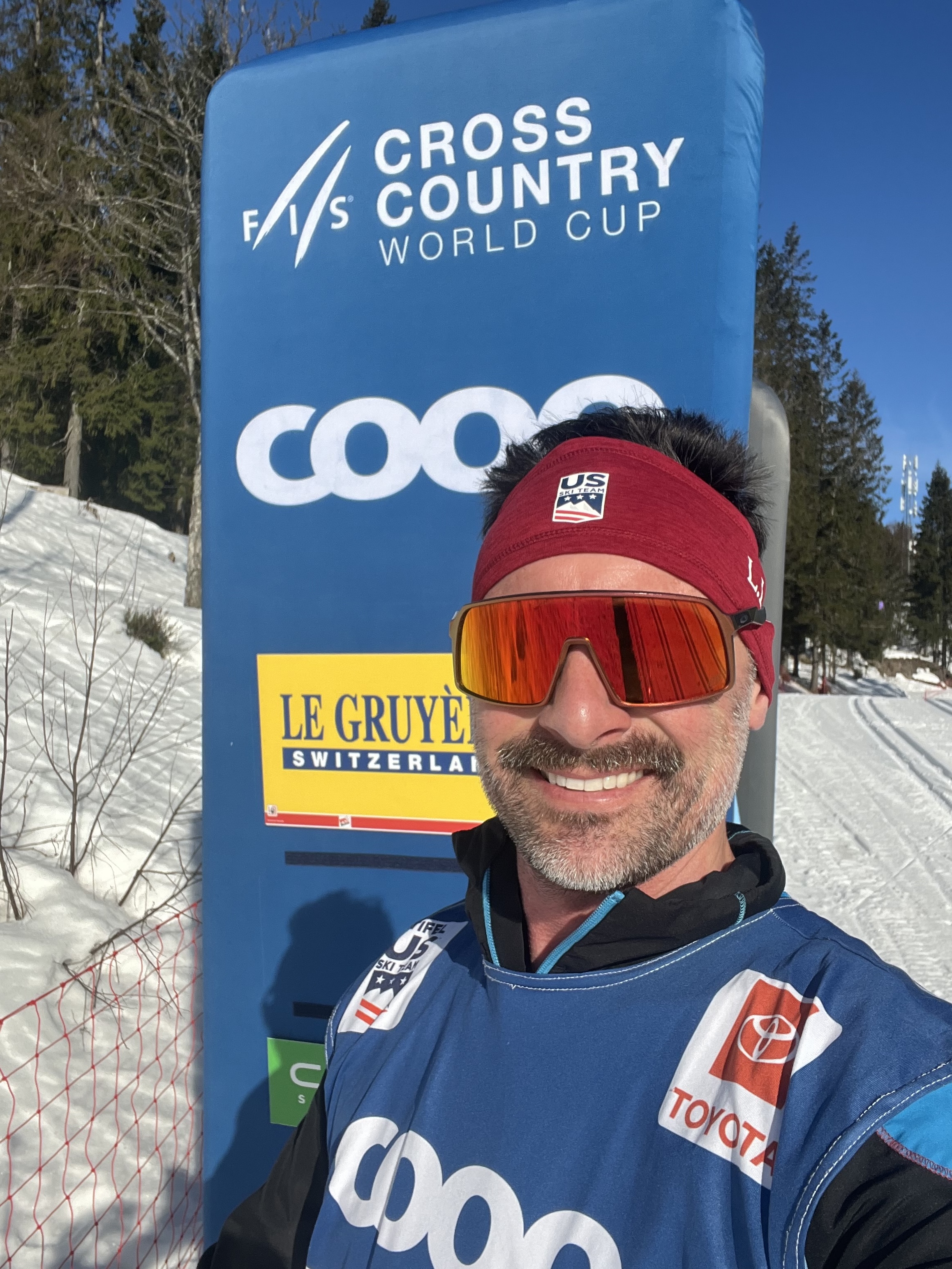 Dr. Bozzio at the FIS Cross Country World Cup