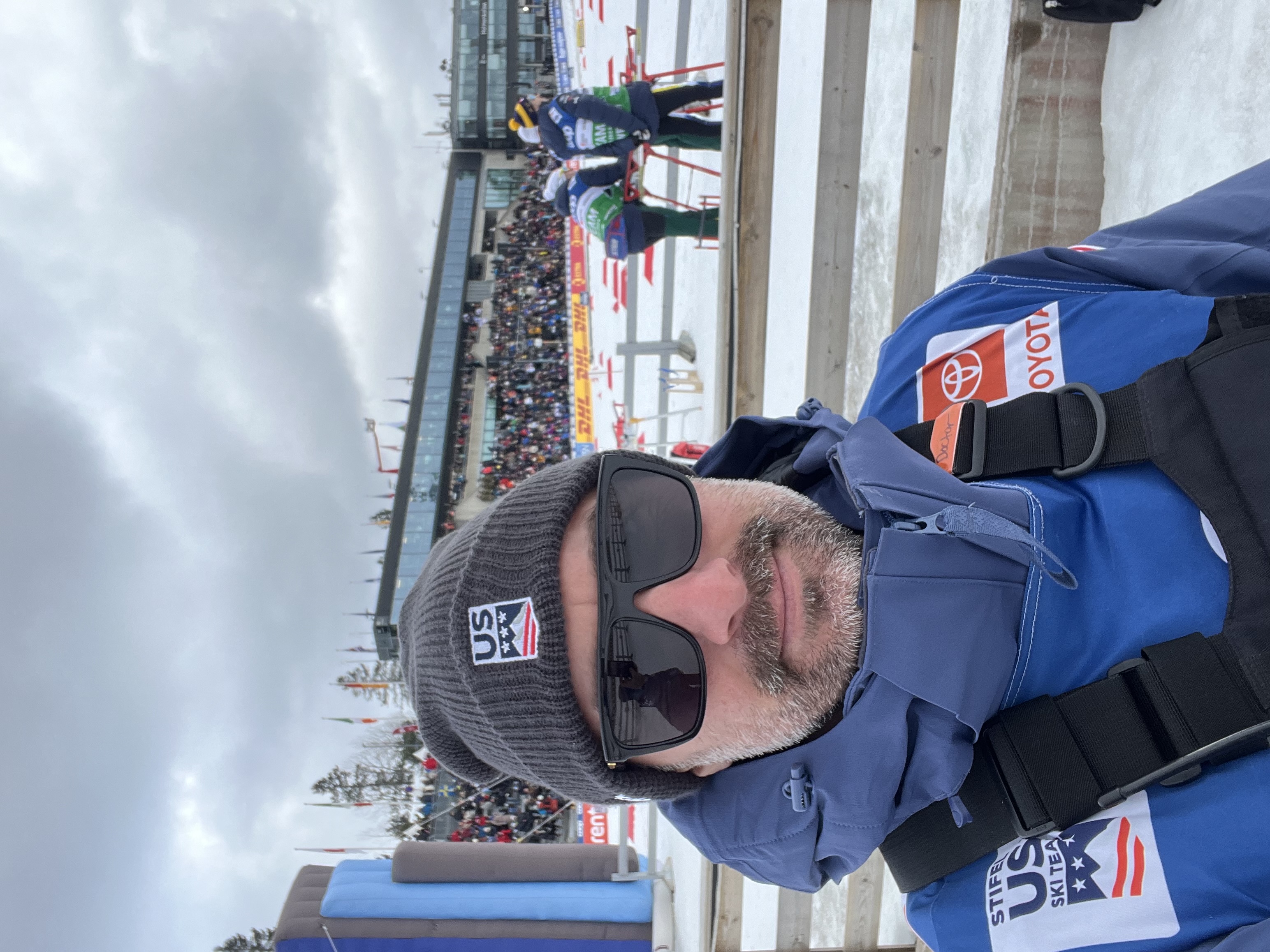 Dr. Bozzio at a U.S. Ski Team event